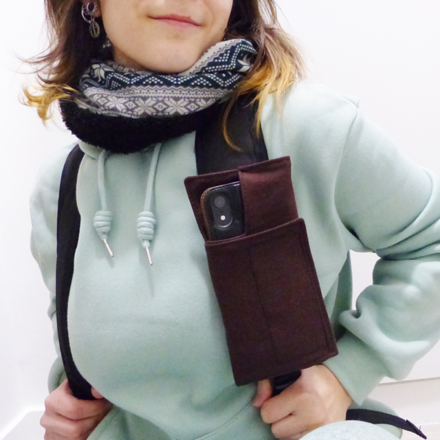 On the Road - Étui tactique smartphone - Chocolat