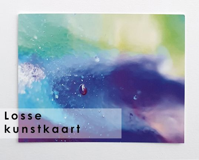 Losse kaart met envelop wit - Kleurenstroom