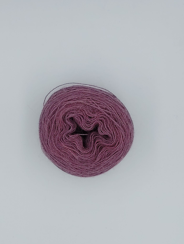 Laine 20/2 cochenille + indigo (ref 1111)