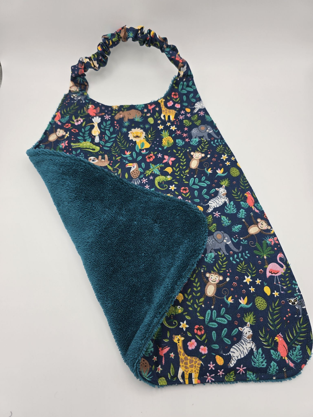 Bavoir enfant double face