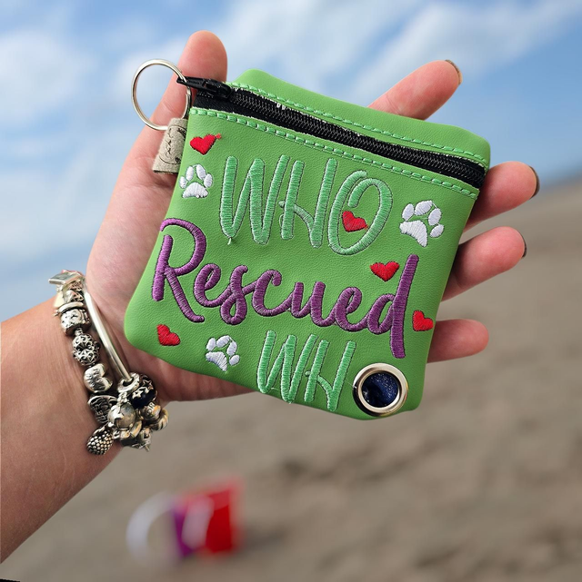 Who Rescued Who? - Poo Bag Holder