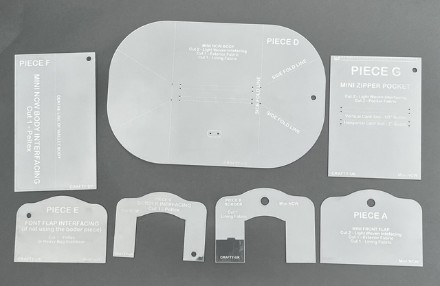 Mini Necessary Clutch Wallet- Templates