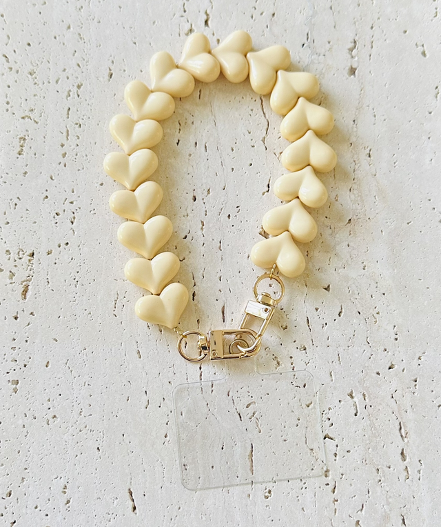 Hartjes Telefoonkoort beige