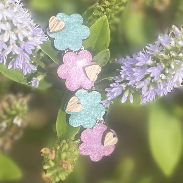 Barrette fleurs 5 