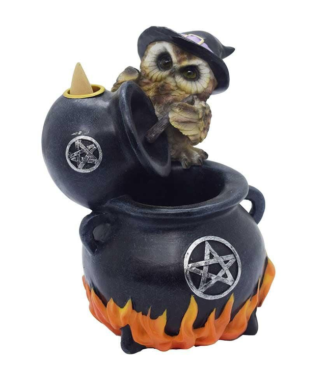 Incense Cone Owl Backflow Burner 