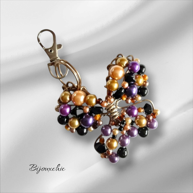 Bijou de sac artisanale Papillon