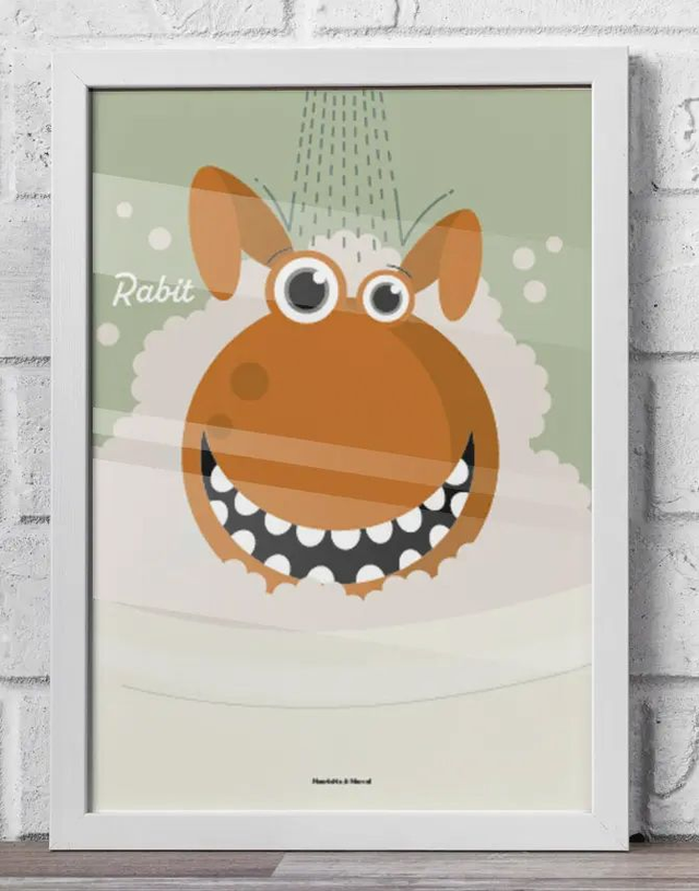 12 - Affiche enfant monstre