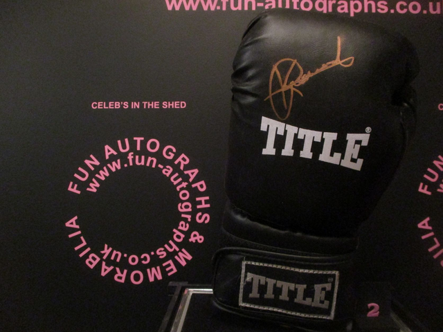 Kevin 'Green Machine' Greenwood Authentic Autographed Title Boxing Glove (2)