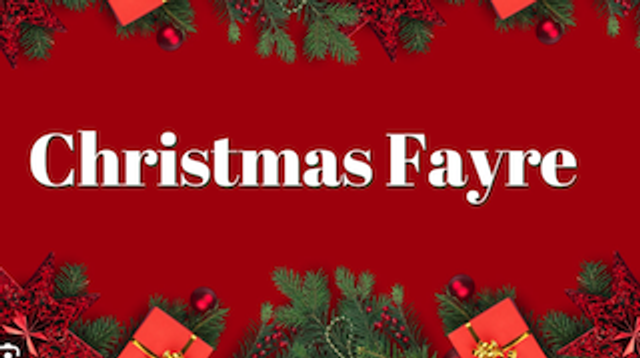 Christmas Fayre Stallholders Stall Cost