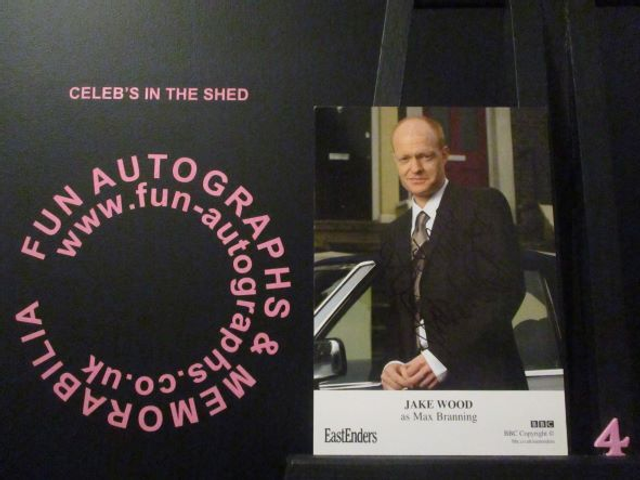 Jake Wood (Max Branning) Authentic Autographed EastEnders 6x4 Cast Card (4)