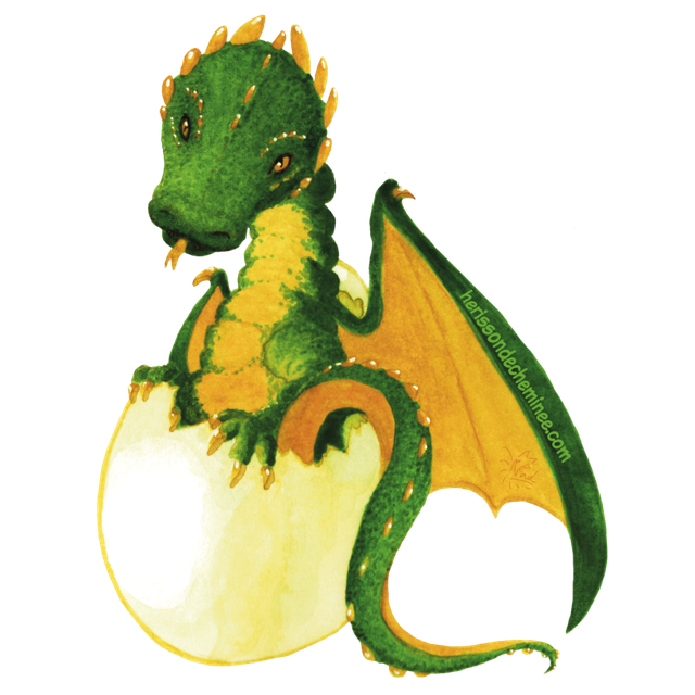 Autocollant - Dragon œuf