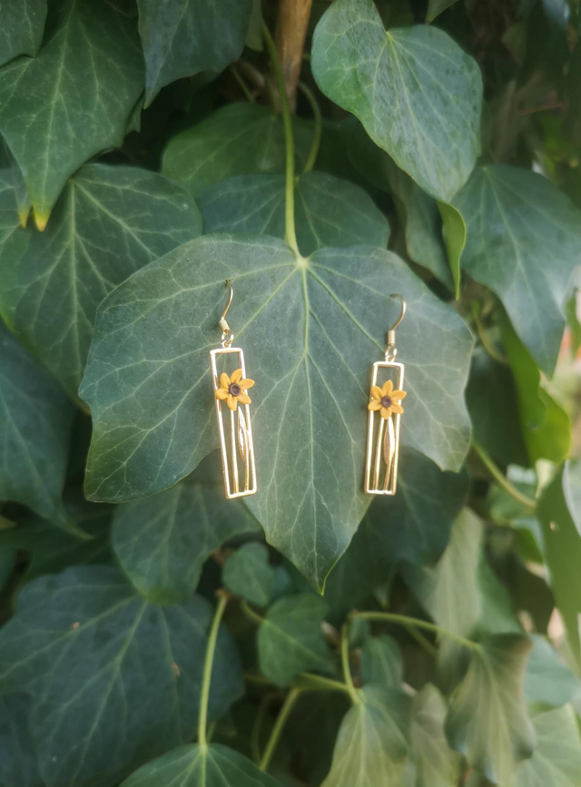 Collection Florale  Vent d'automne - Boucles d'oreilles Laura