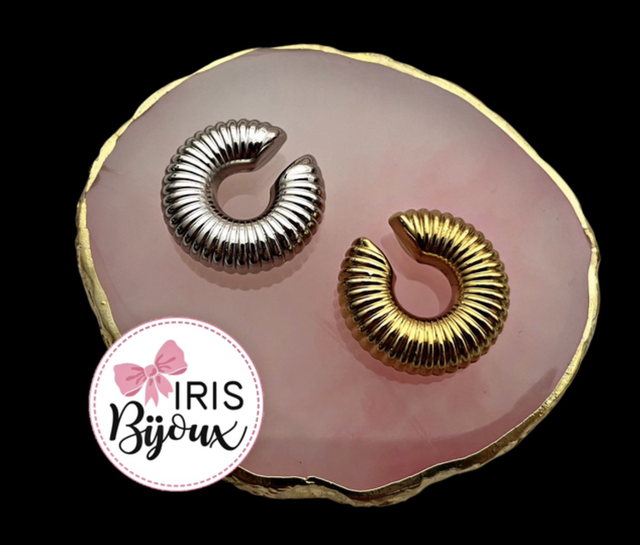 Earcuff rigato maxi