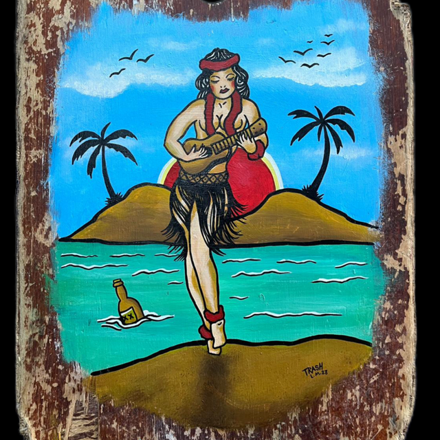 Hula Girl Limited Edition Print 