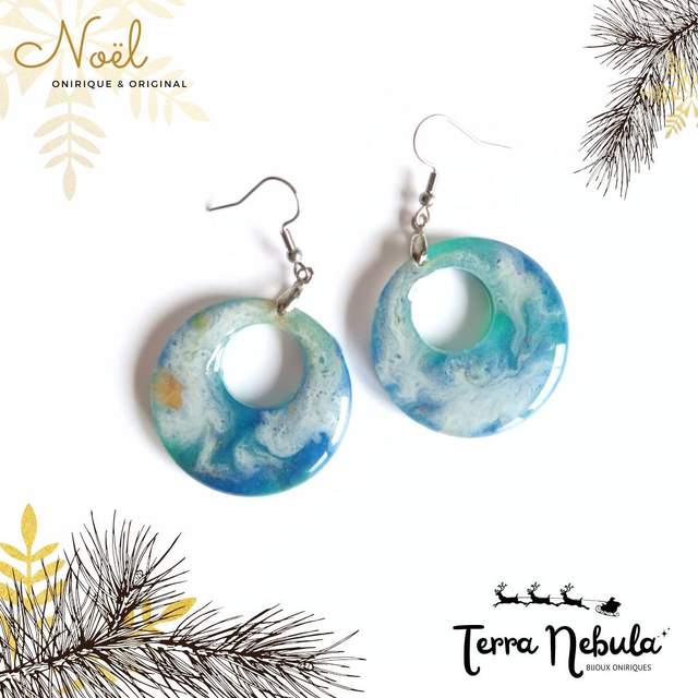 Grandes boucles d&#039;oreilles Zéphyr | BO032