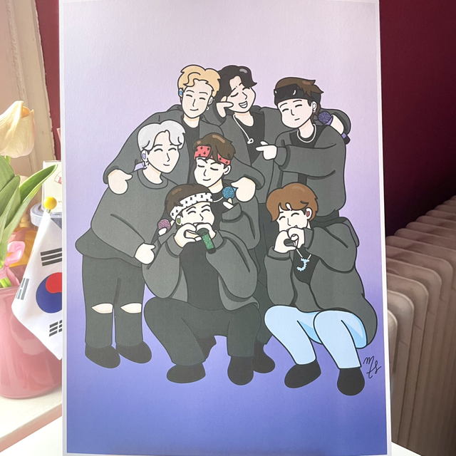 Fanart BTS format A4
