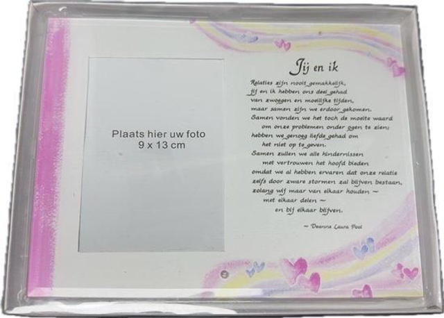 Fotolijstje Jij en ik