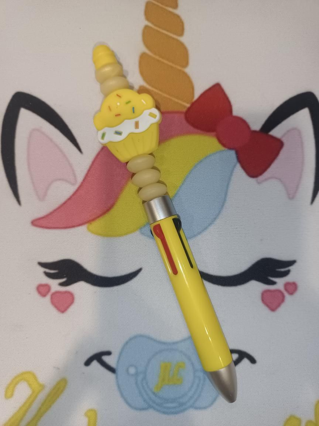 Stylo 4 couleurs Cupcake 