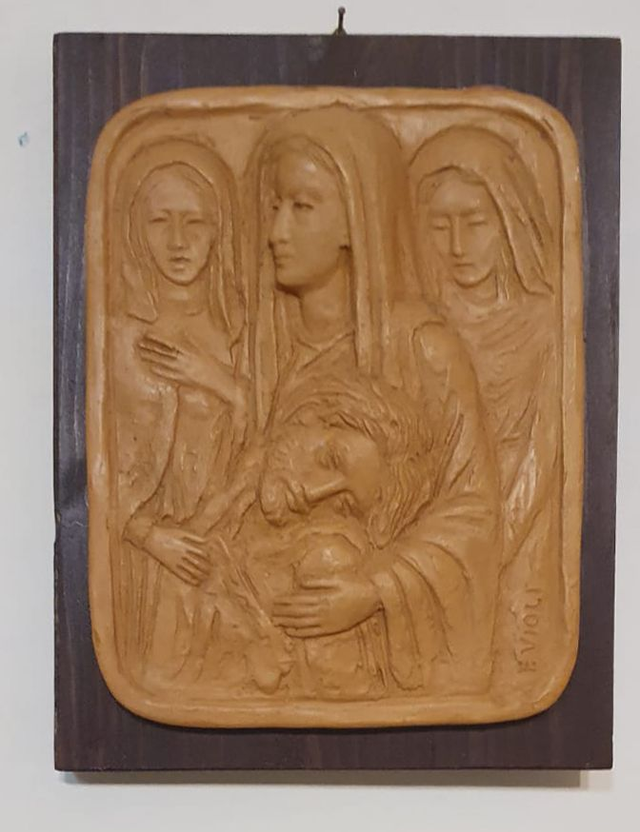 Deposizione in terracotta 18x22