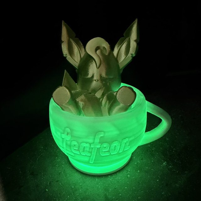 Fanart pla effetto multicolor o glitter