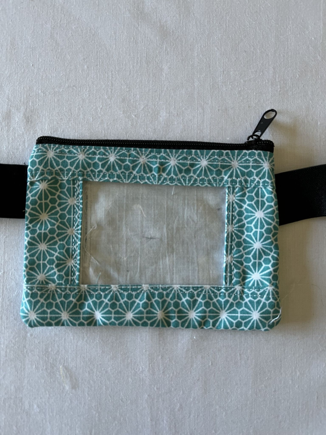 Green Flowers Pouch 
