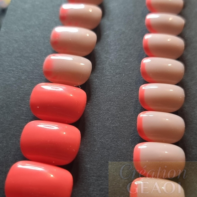Corail french nude little carré xs