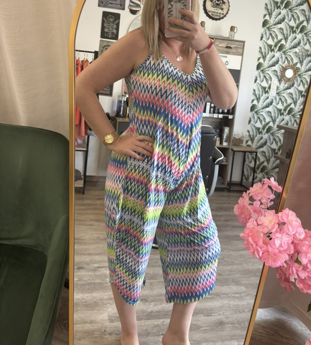 Combinaison motif géométrique 