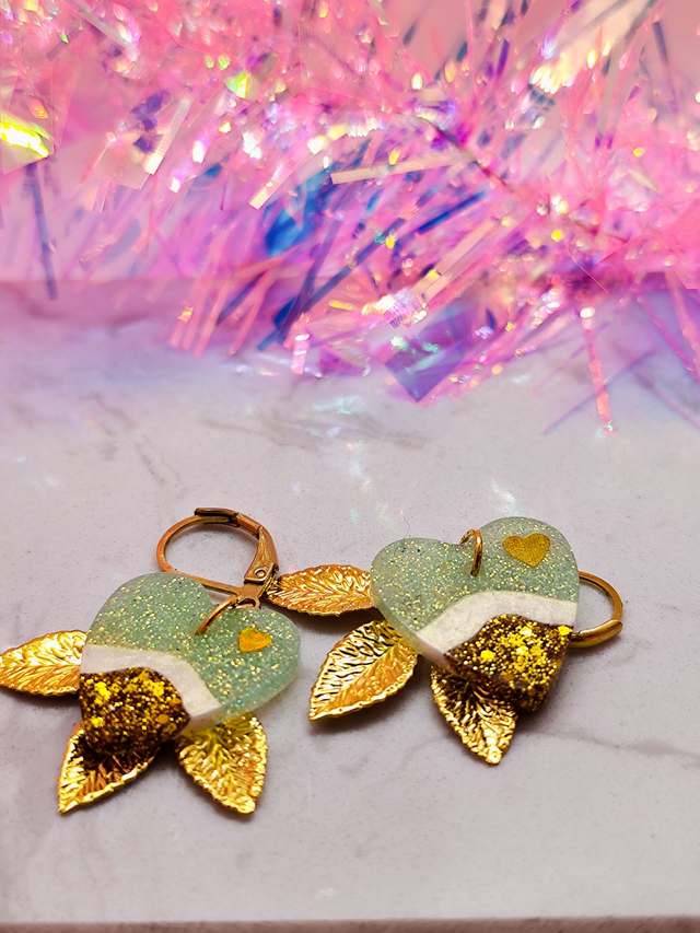 Boucles d'oreilles Cupidon taille S