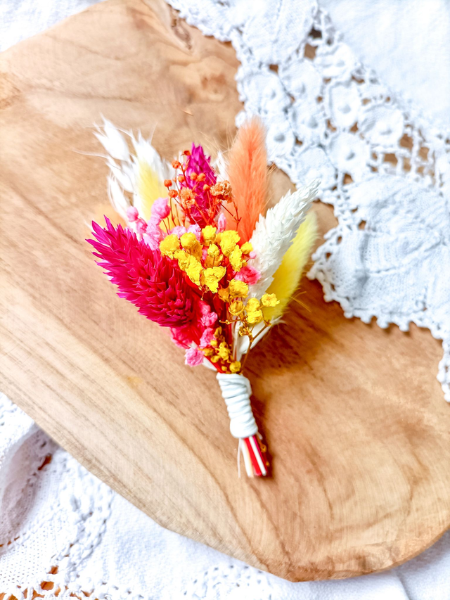Boutonnière Fleurs &amp; Sunset