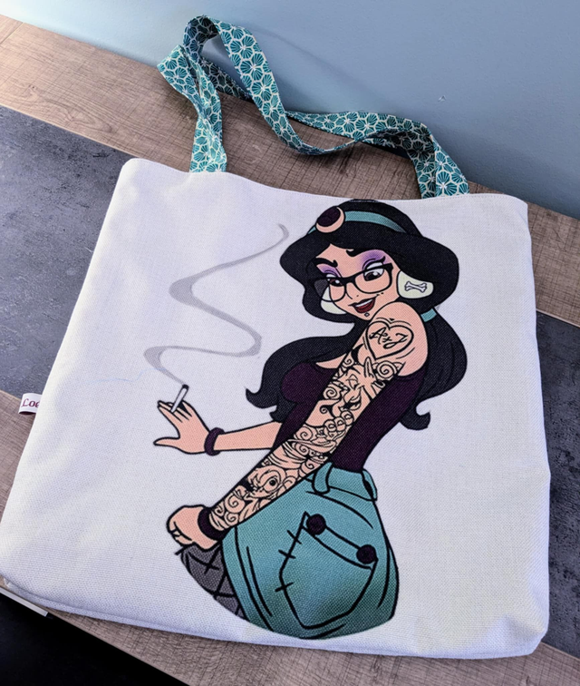 Totebag Jasmine tatouée