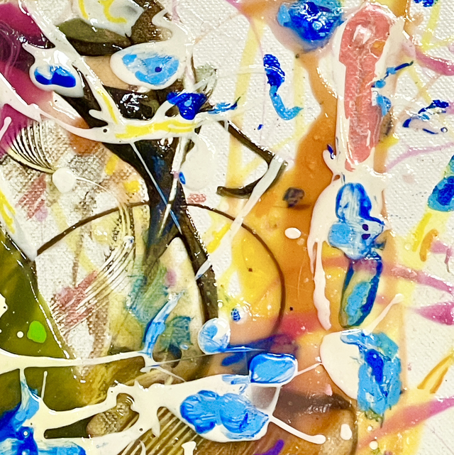 Doigts bleus - 24x30cm - 2017