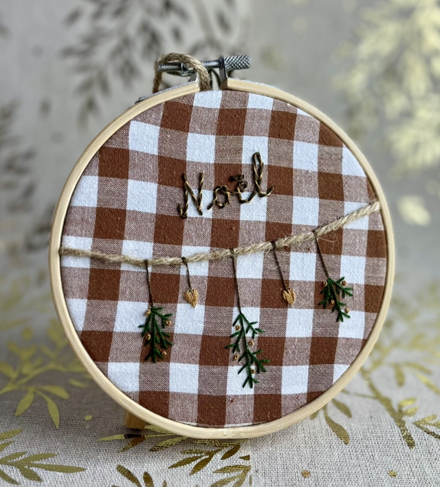 Tambour *Noël quadrillé*