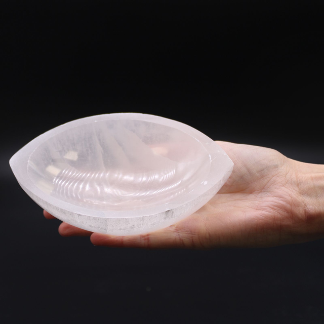 Selenite Bowl - Eye 15cm