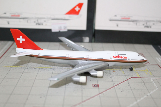 Swissair B747-300, 1:500, Herpa, selten
