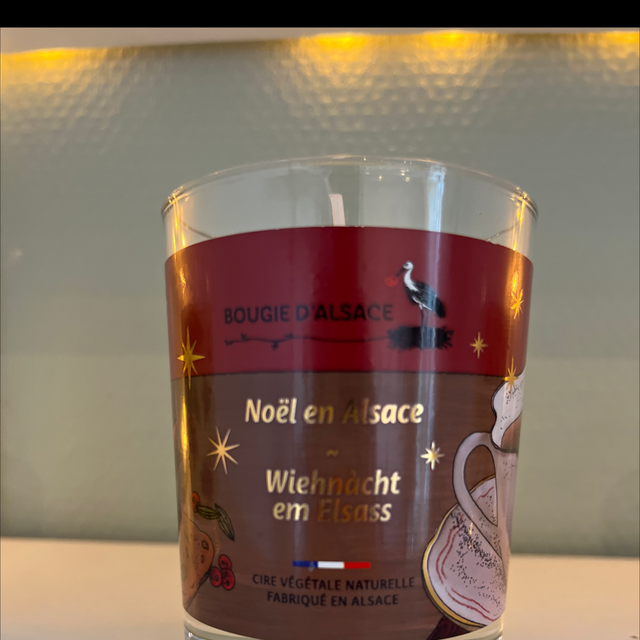 Bougie d Alsace 100% naturelle 