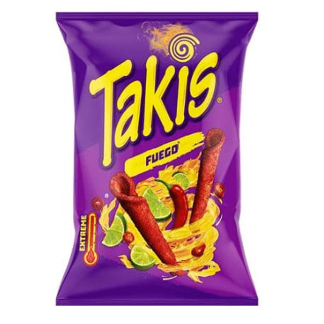 Takis Fuego - piment et citron vert 100g