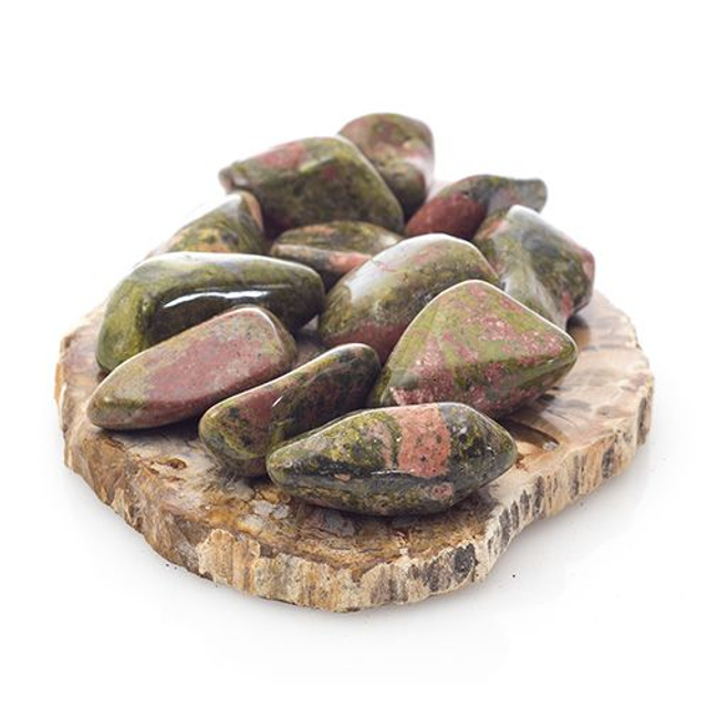 pierre roulée unakite