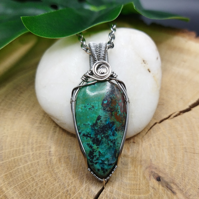 Pendentif Chrysocolle