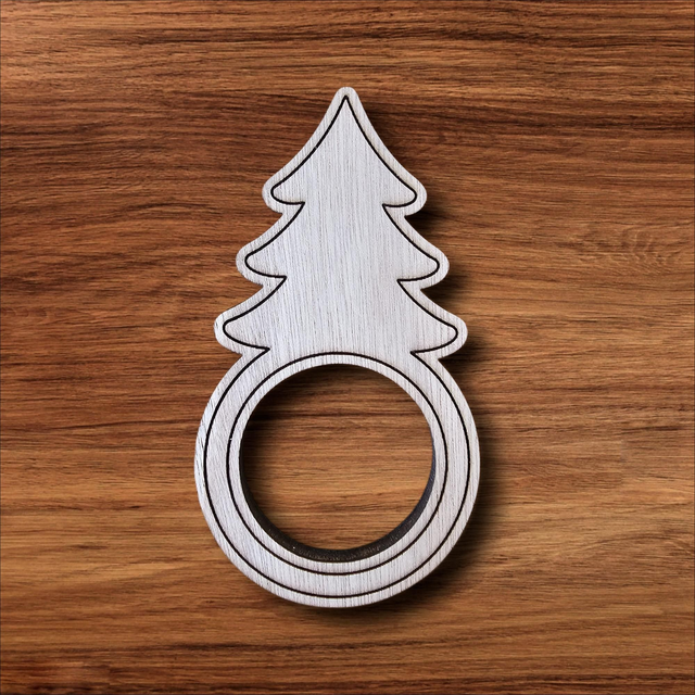 Rond de serviette (x4)- Noël