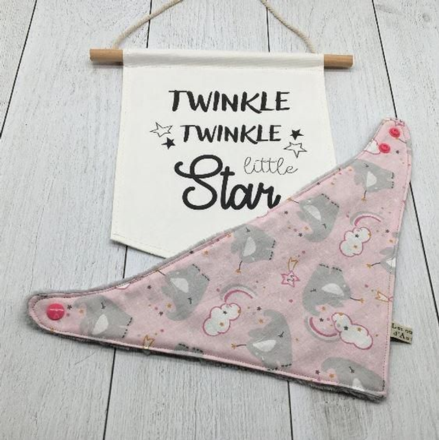 Bavoir bandana - Elephant