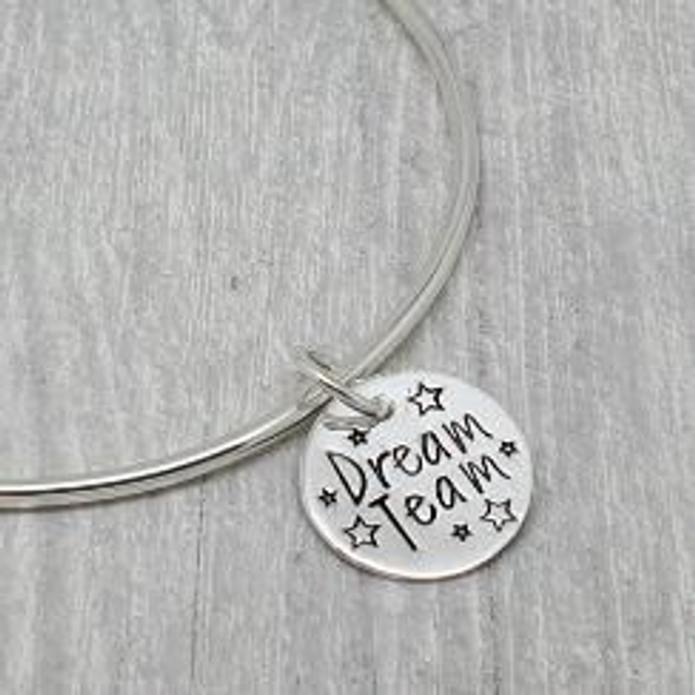 Dream team charm bangle