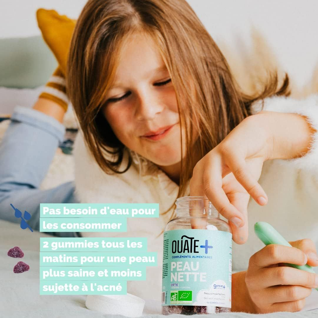 Mes gummies peau nettes sans sucre + 9 ans