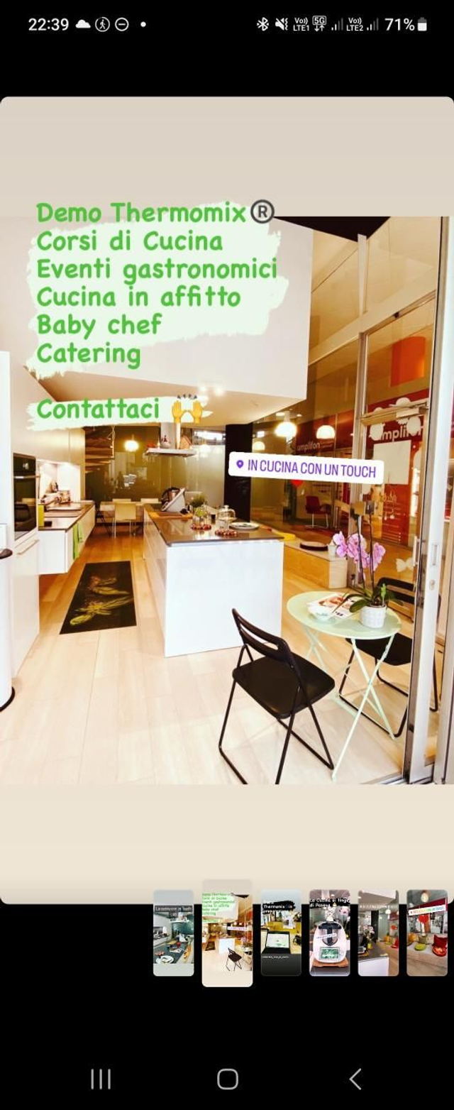 Affitto Cucina per eventi