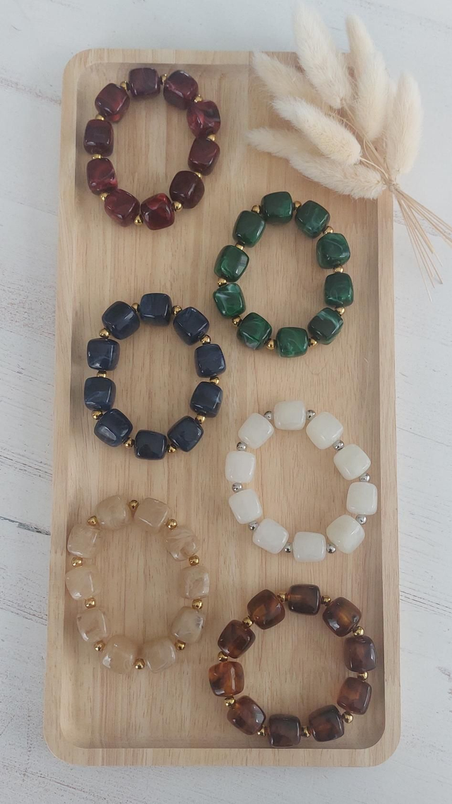 Bracelet Robin (perle dorées)