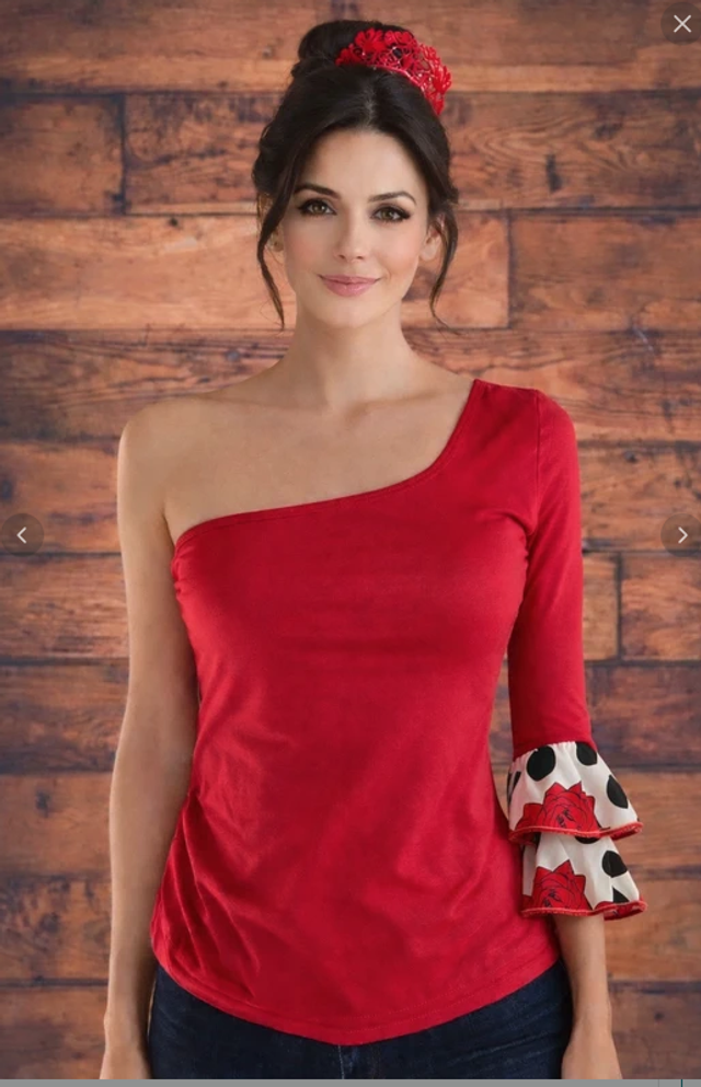 115 Taille 3 Top flamenco 1 manche 