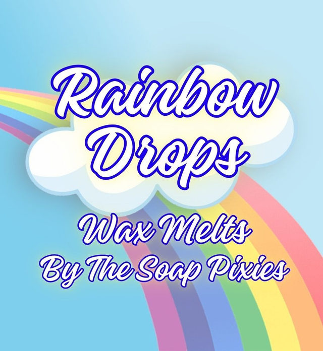 Rainbow Drops Wax Melt (50g Clamshell)