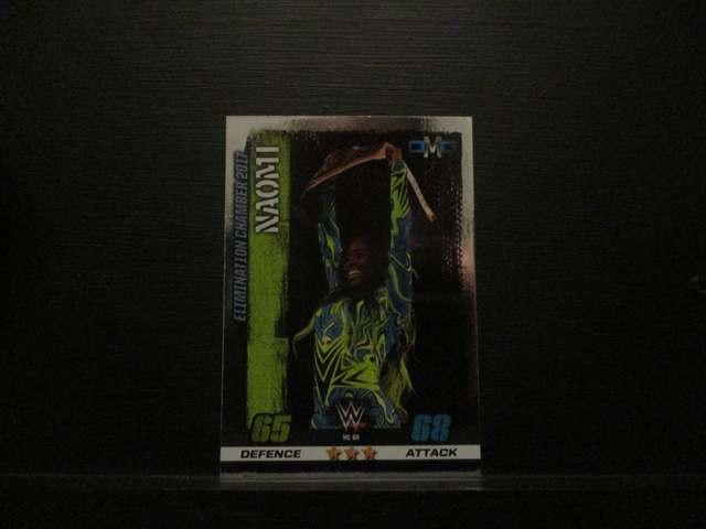 Naomi - OMG Slam Attax 10th Edition Original Trading Card #68