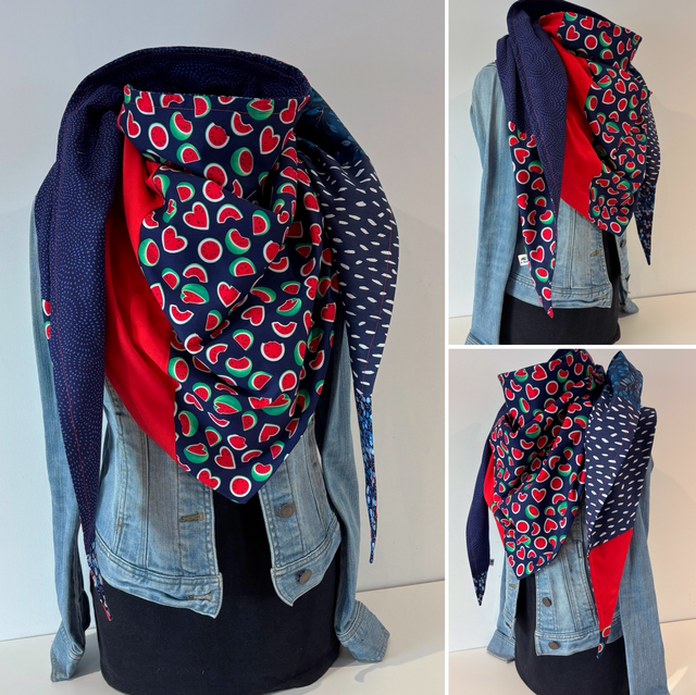 Maxi Chèche E313 Patchwork double Été