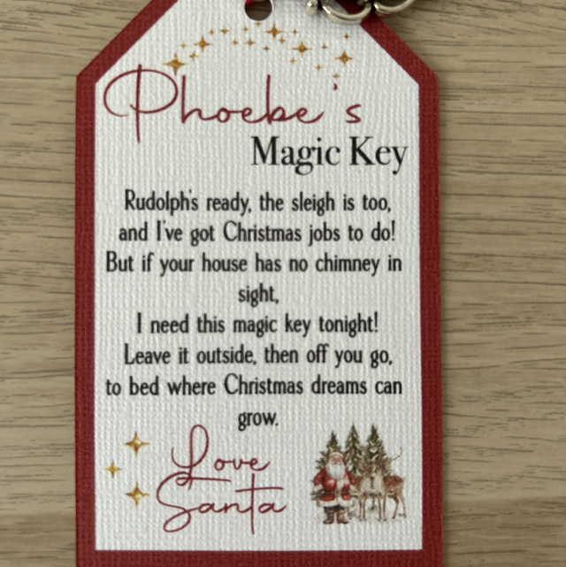 Personalised Santa’s Magic Key