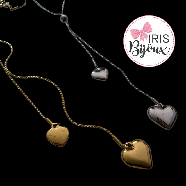 Collana sali scendi cuoricini 